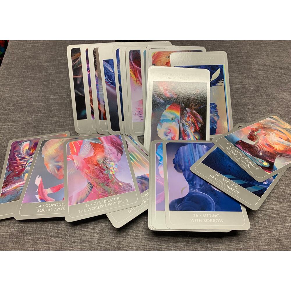 The Empath's Oracle - 40 Cards, Gently-Used with 224 Page Full Color Guidebook - Picture 2 of 12